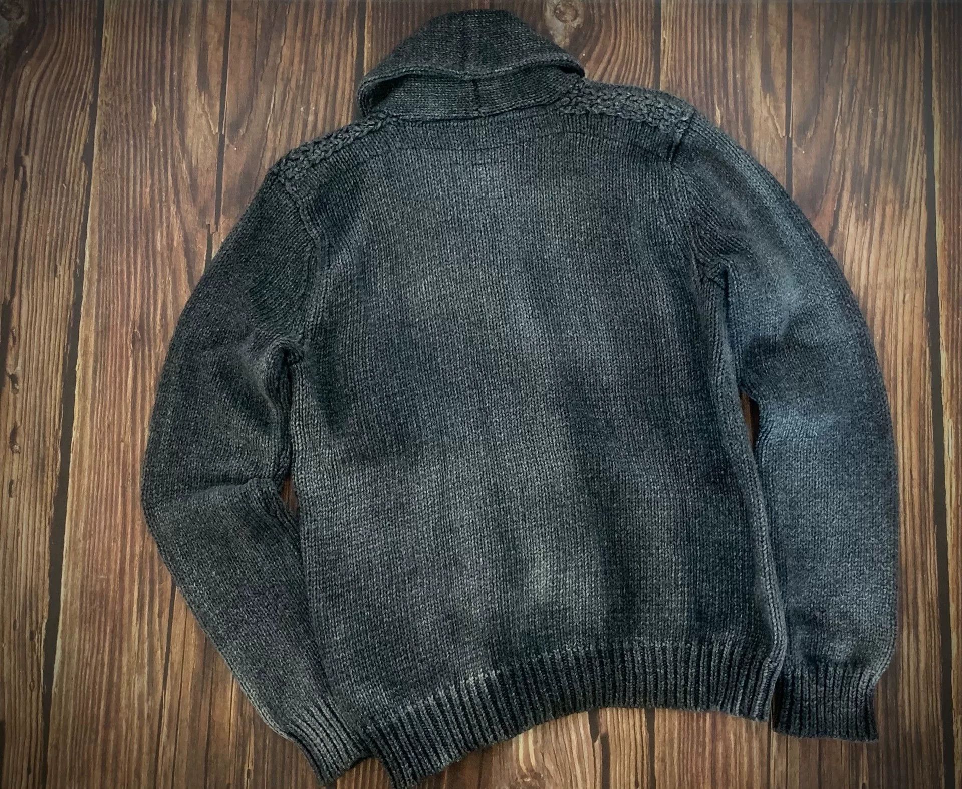 TOYS McCOY navy blue cardigan with large patch Size US M / EU 48-50 / 2 - 2 Thumbnail