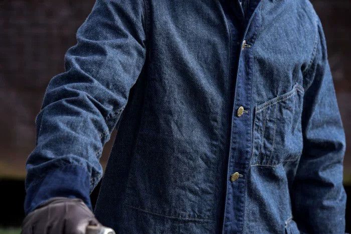 Freewheelers yard master indigo work jacket Size US XL / EU 56 / 4 - 4 Thumbnail