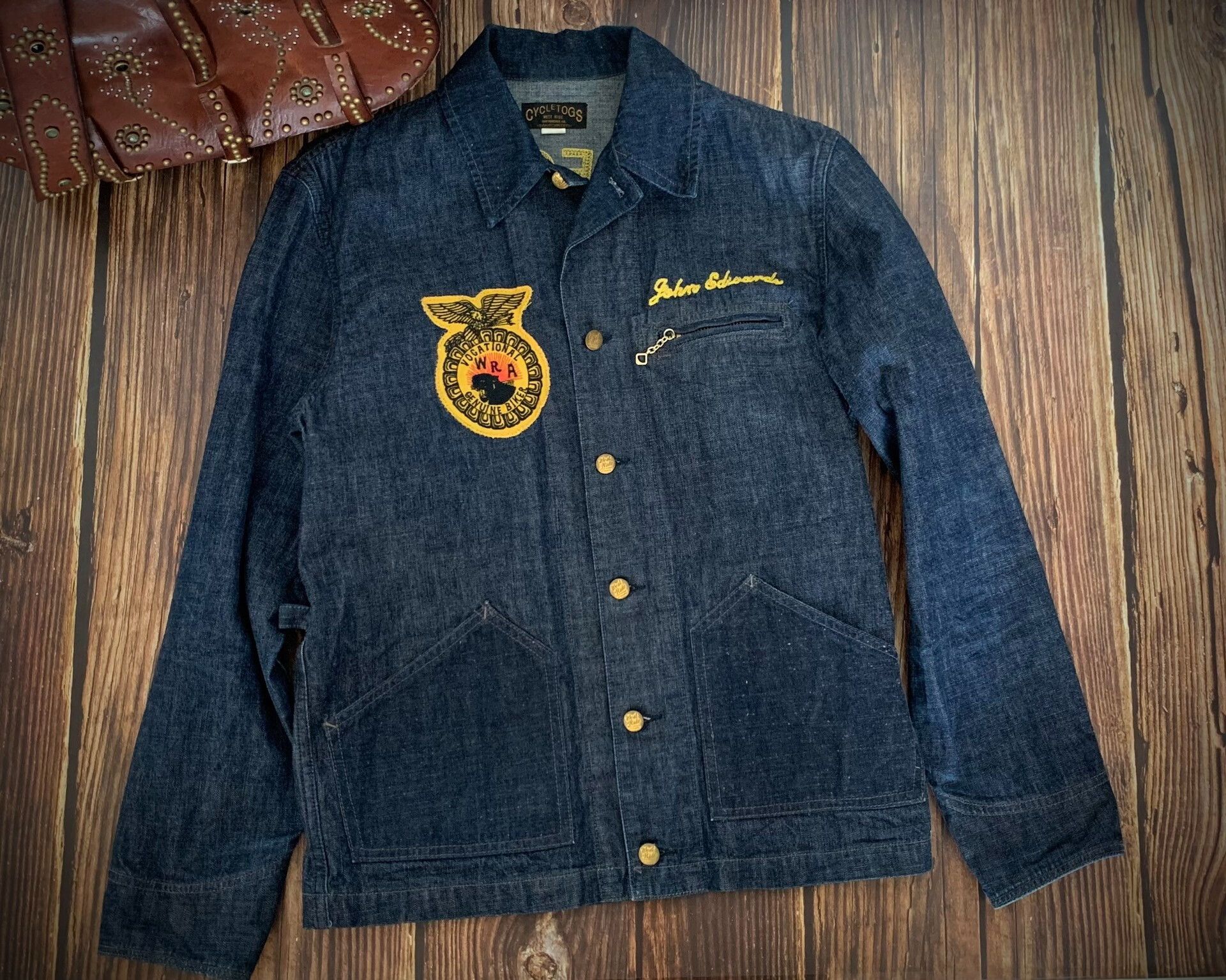 WEST RIDE west ride cycling alliance denim jacket Size US M / EU 48-50 / 2 - 2 Thumbnail