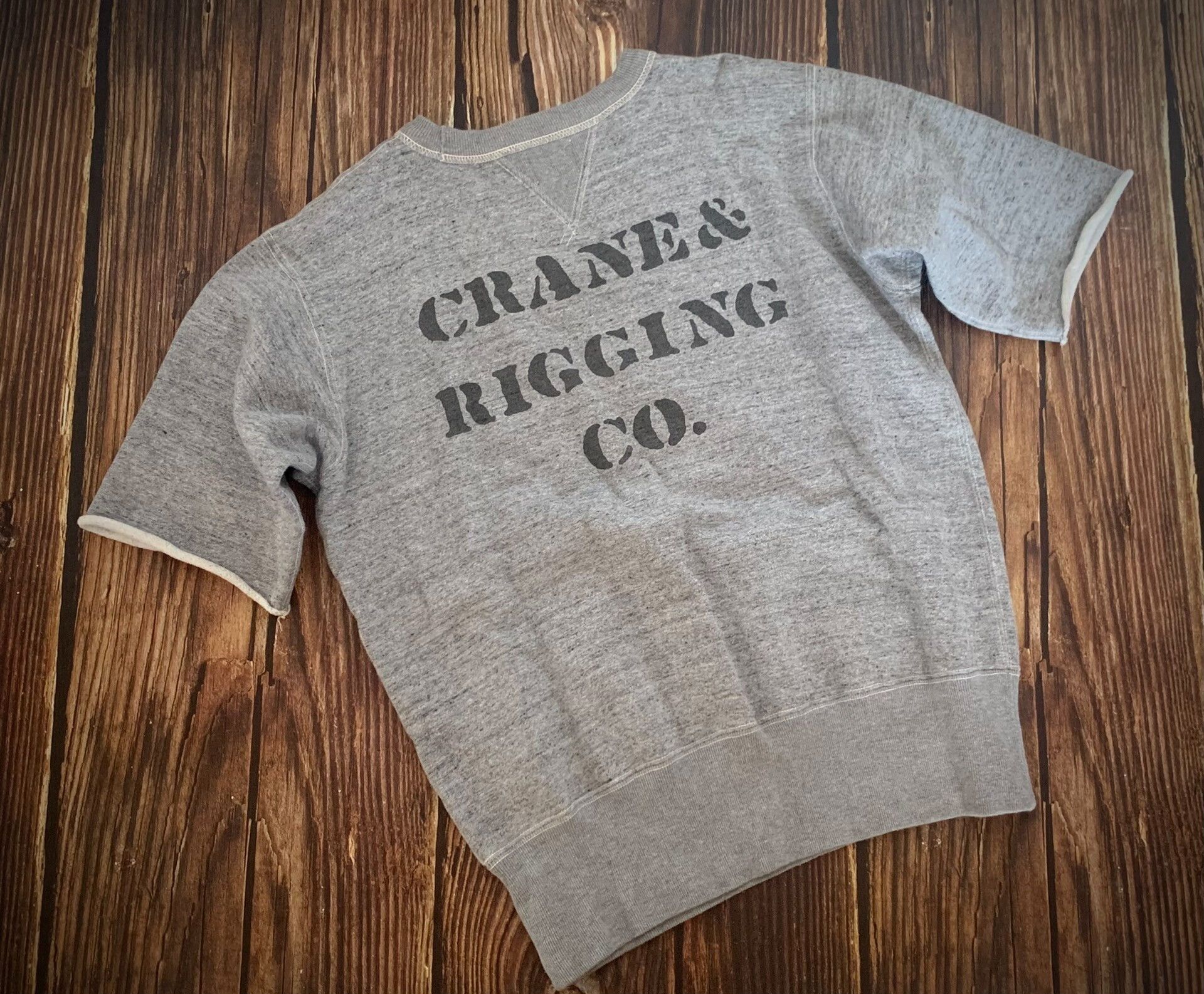 Freewheelers gray short sleeve sweatshirt with print Size US M / EU 48-50 / 2 - 3 Thumbnail