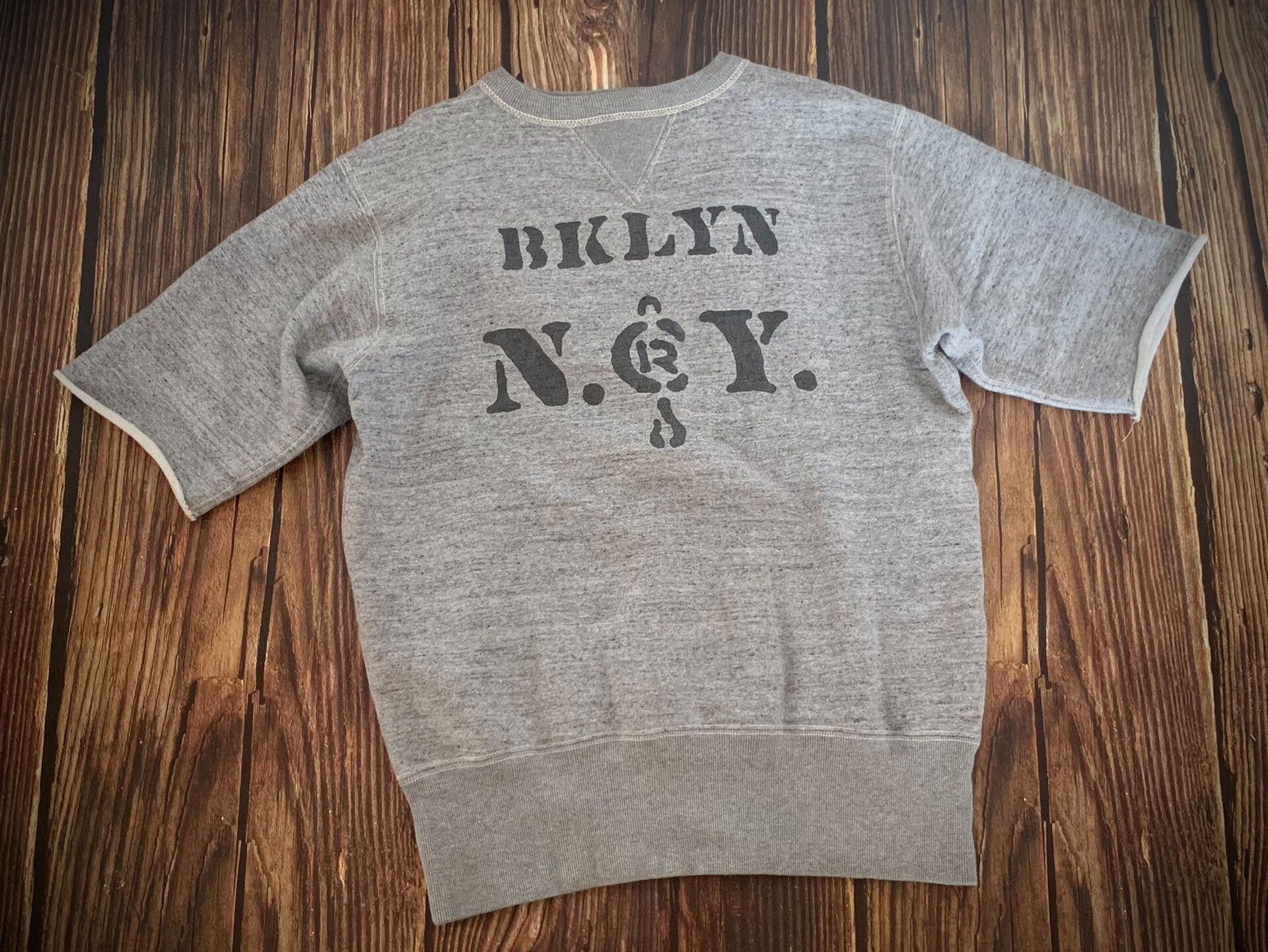 Freewheelers gray short sleeve sweatshirt with print Size US M / EU 48-50 / 2 - 2 Thumbnail