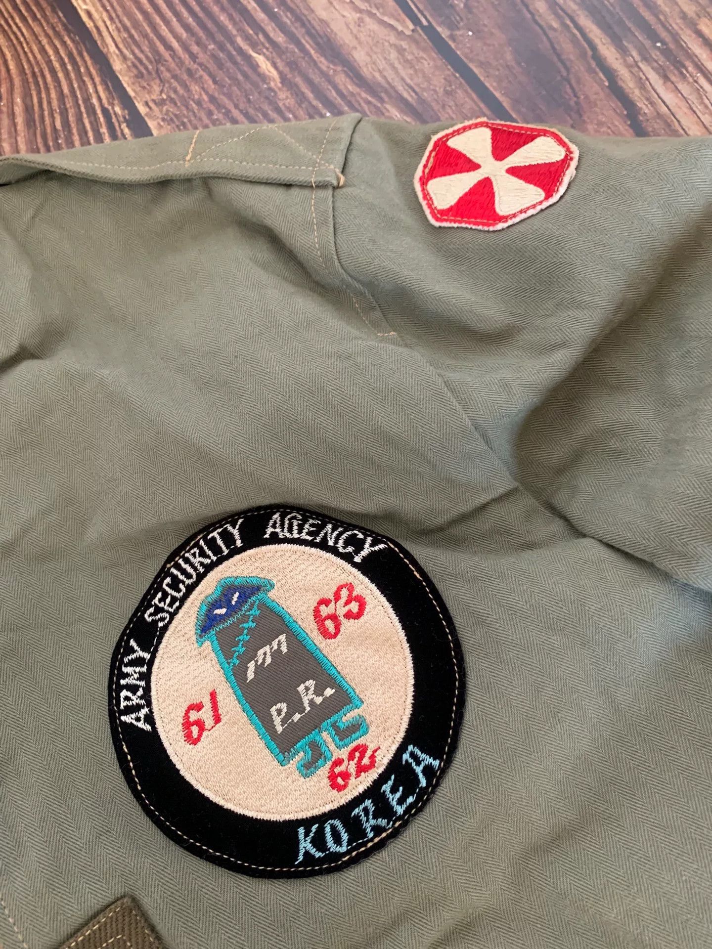 Buzz Rickson's army green high-end air force jacket Size US L / EU 52-54 / 3 - 6 Thumbnail