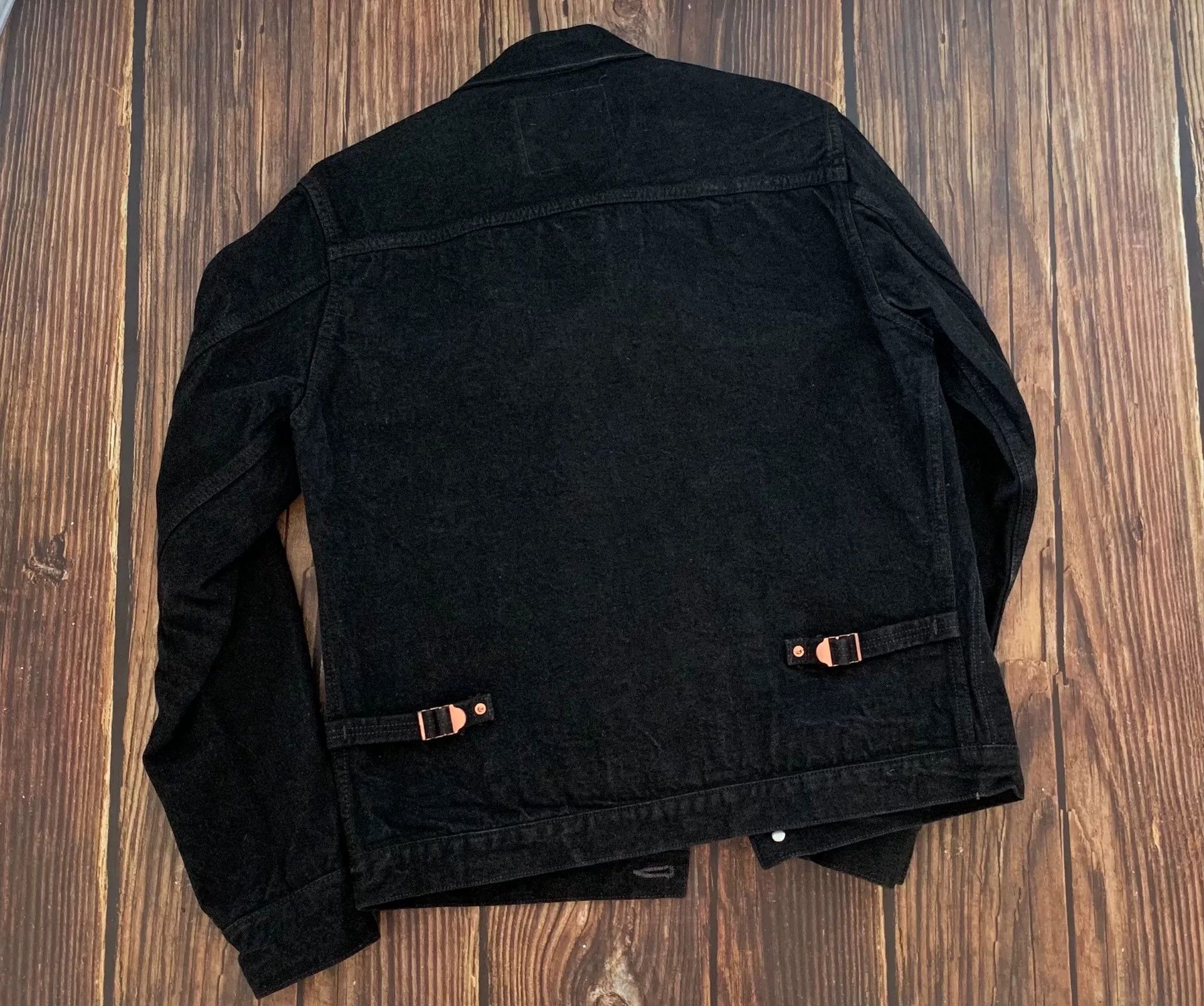 Freewheelers freewheelers 666mj denim jacket in black Size US M / EU 48-50 / 2 - 2 Thumbnail