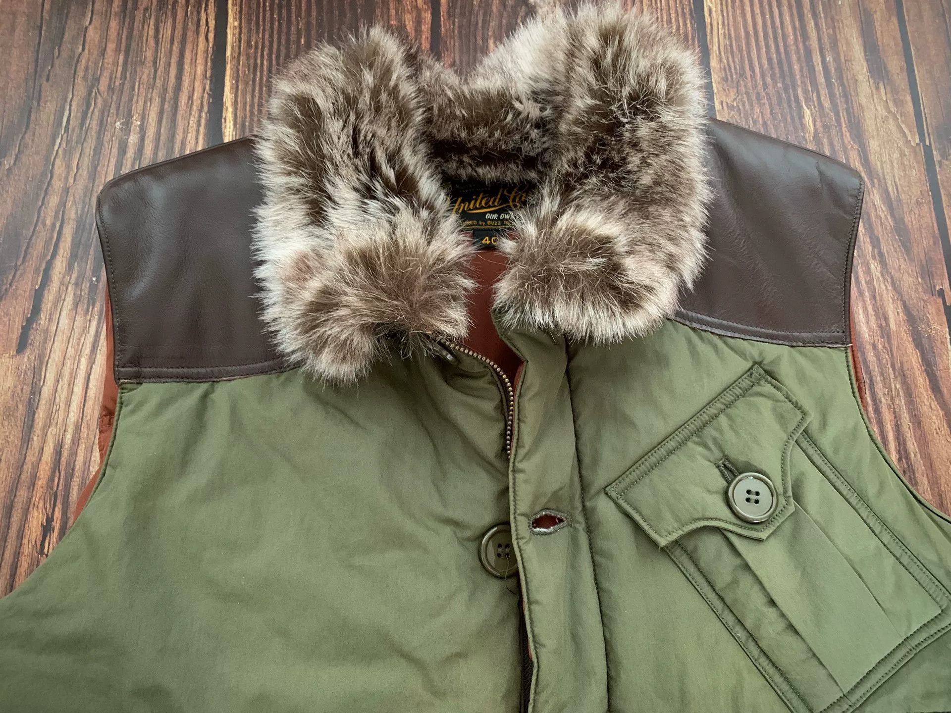 Buzz Rickson's buzz rickson’s army green insulated vest Size US M / EU 48-50 / 2 - 3 Thumbnail