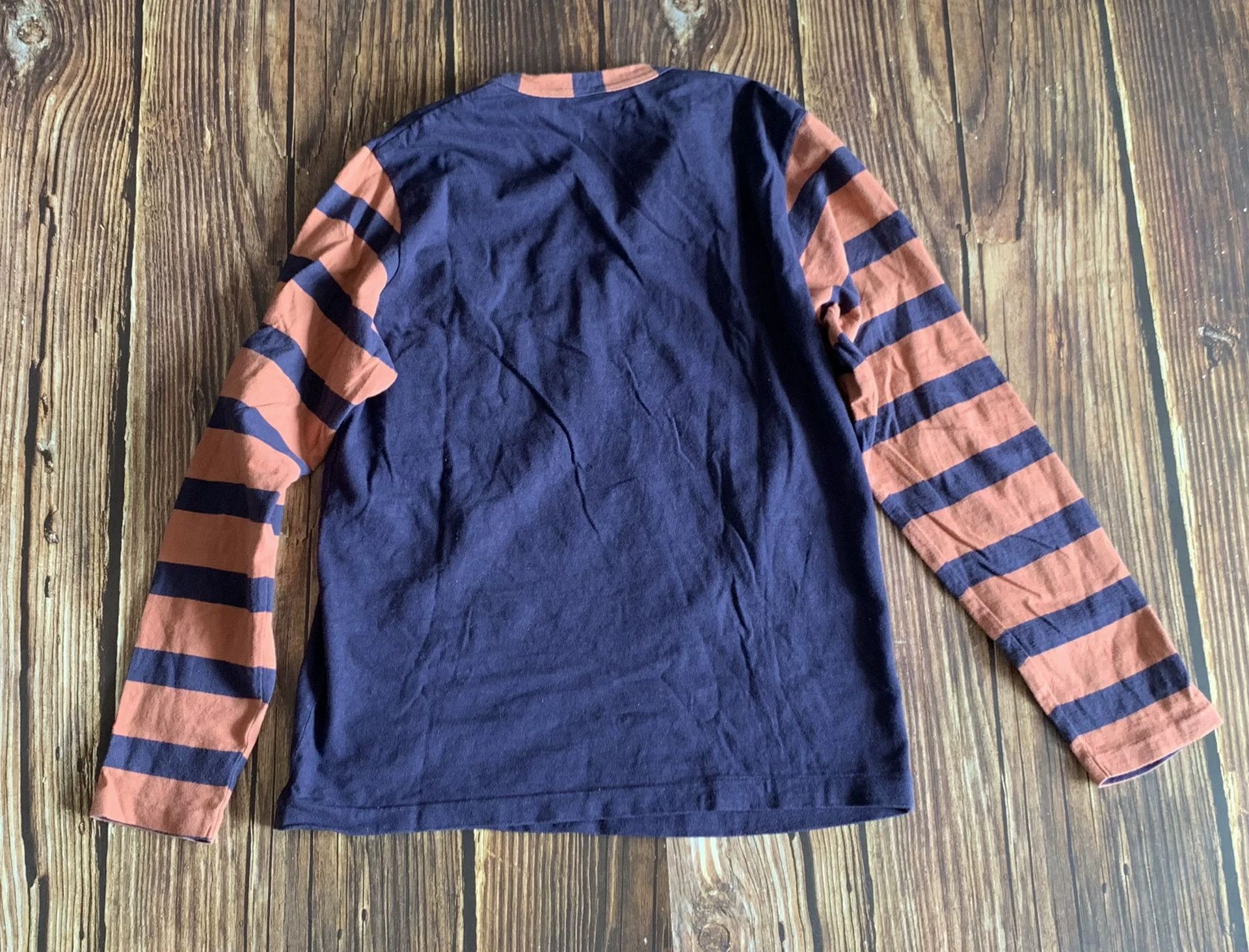 Freewheelers striped henley long sleeve sweatshirt for men Size US M / EU 48-50 / 2 - 2 Thumbnail