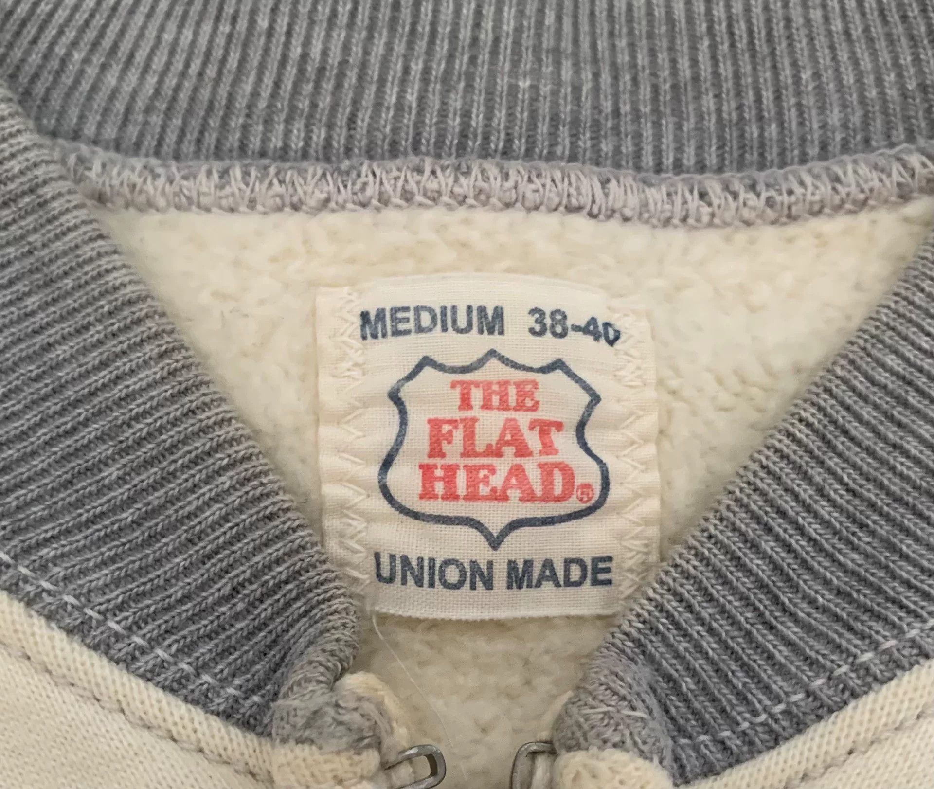 The Flat Head stylish gray patterned zip hoodie Size US M / EU 48-50 / 2 - 5 Thumbnail