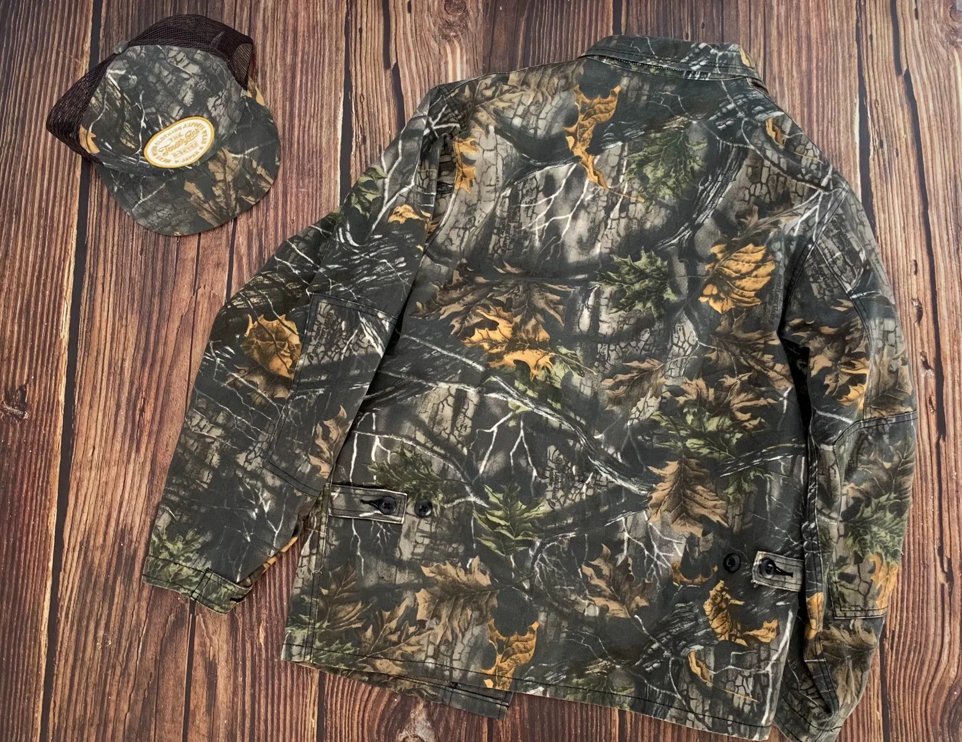 Tenderloin tenderloins camo hunting jacket with cap Size US S / EU 44-46 / 1 - 3 Thumbnail