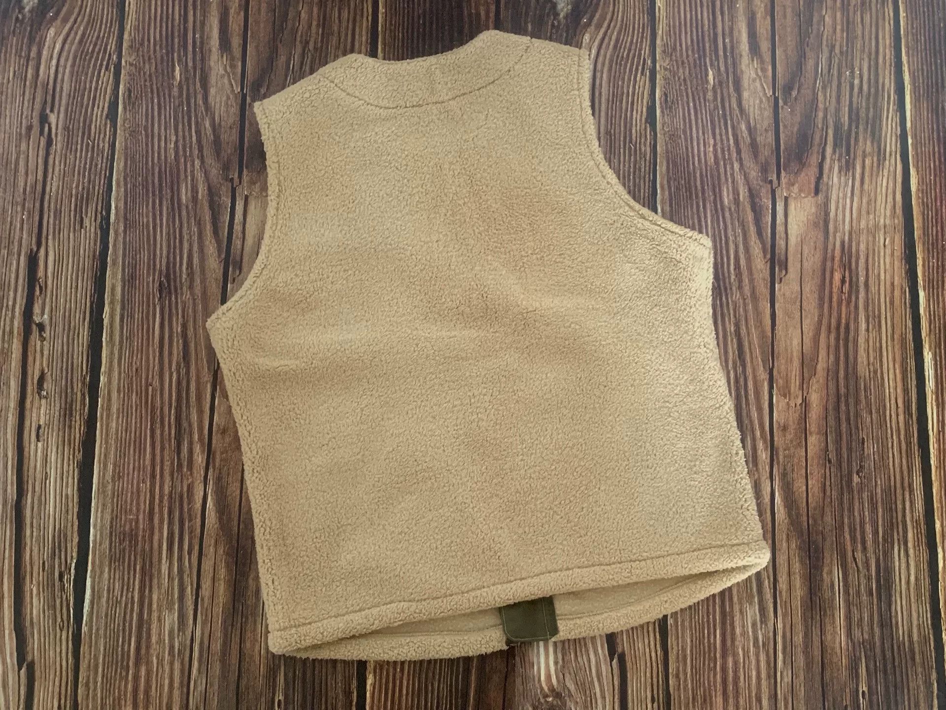 Pherrow's warm sleeveless vest by pherrow's in beige Size US M / EU 48-50 / 2 - 2 Thumbnail