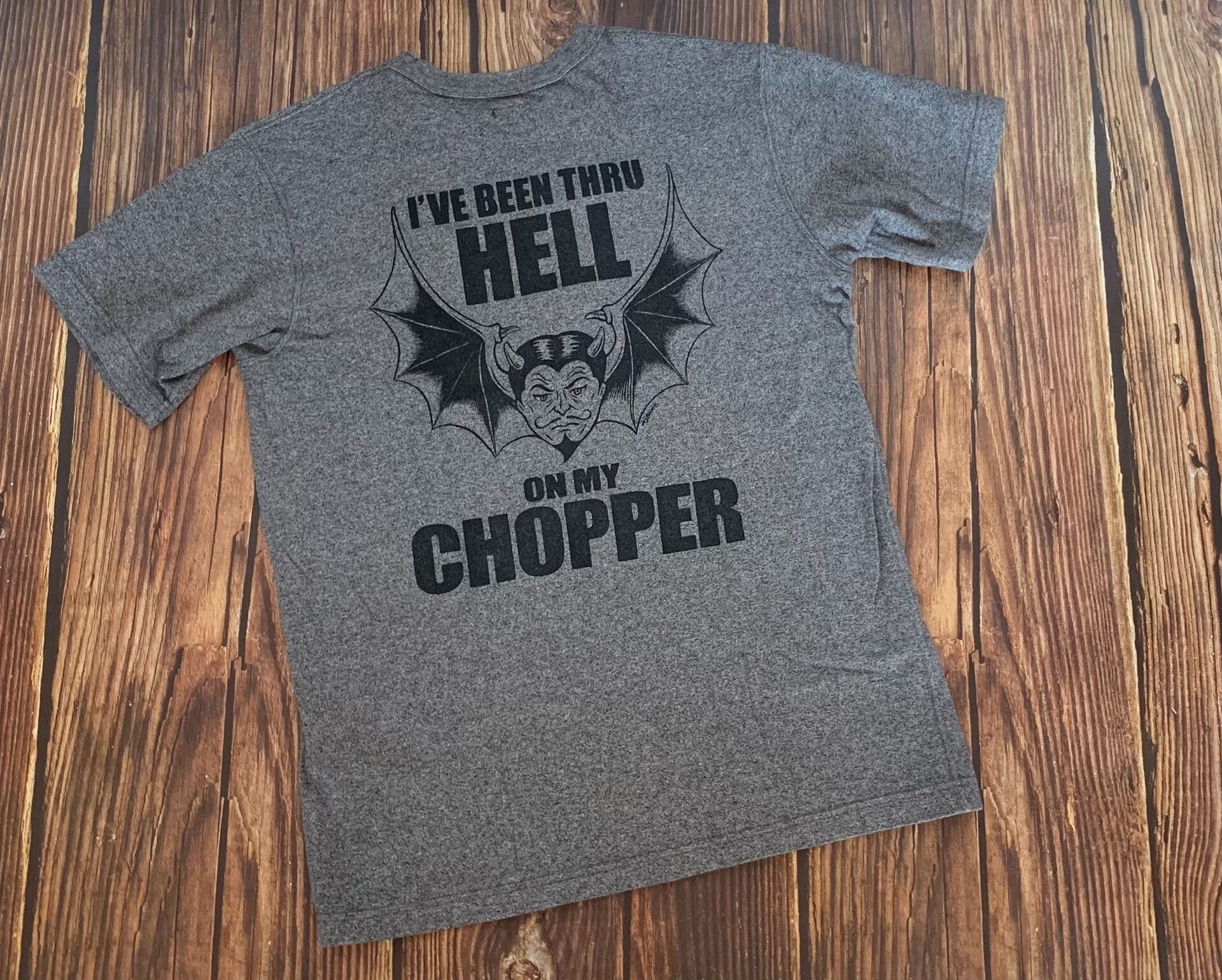 WEST RIDE gray graphic t-shirt with skull design Size US M / EU 48-50 / 2 - 2 Thumbnail