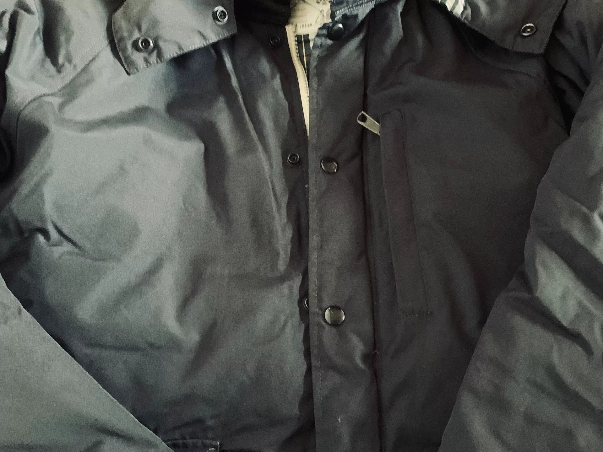 Pherrow's chic gray puffer jacket with hood Size US L / EU 52-54 / 3 - 5 Thumbnail