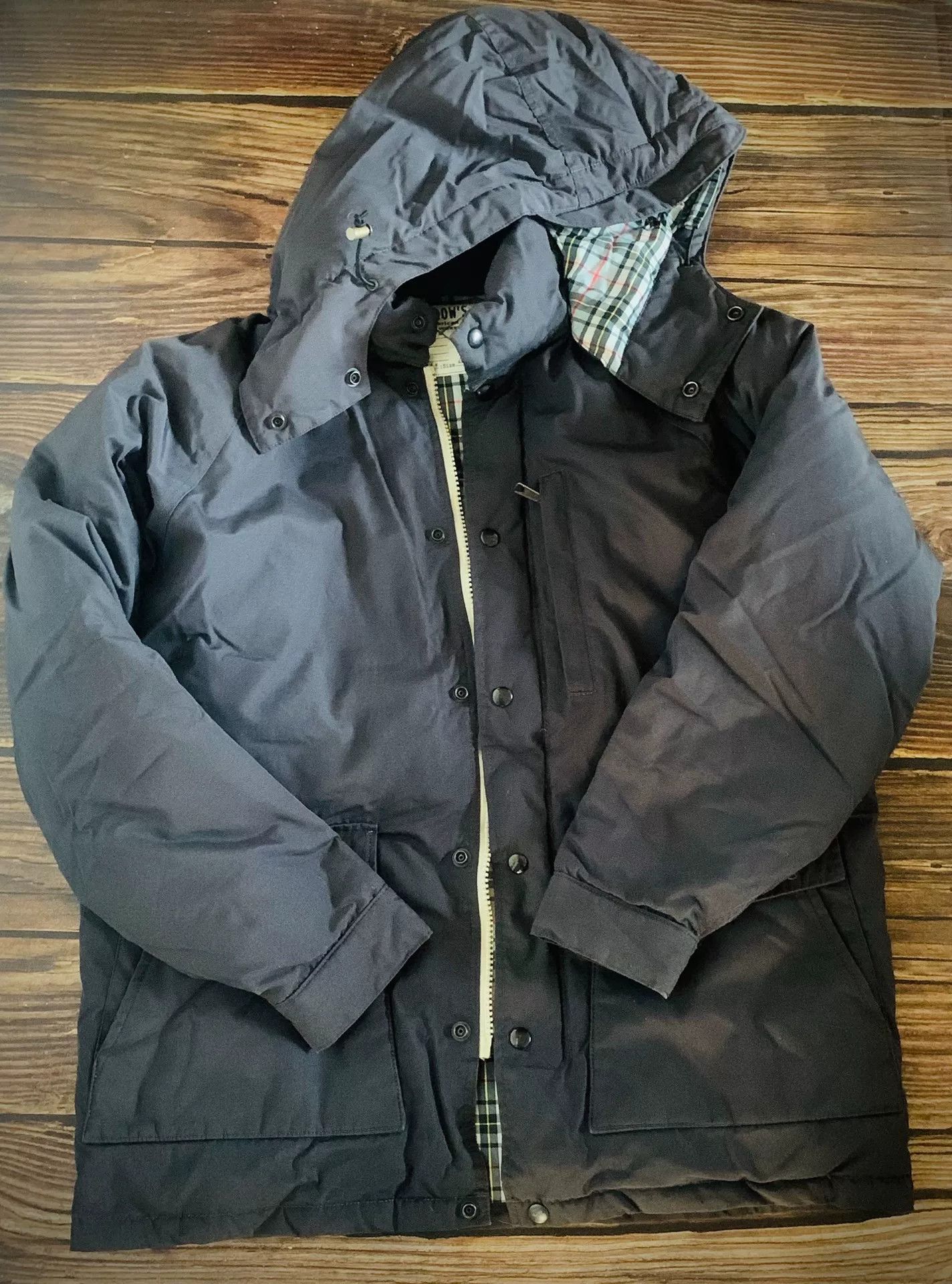 Pherrow's chic gray puffer jacket with hood Size US L / EU 52-54 / 3 - 2 Thumbnail