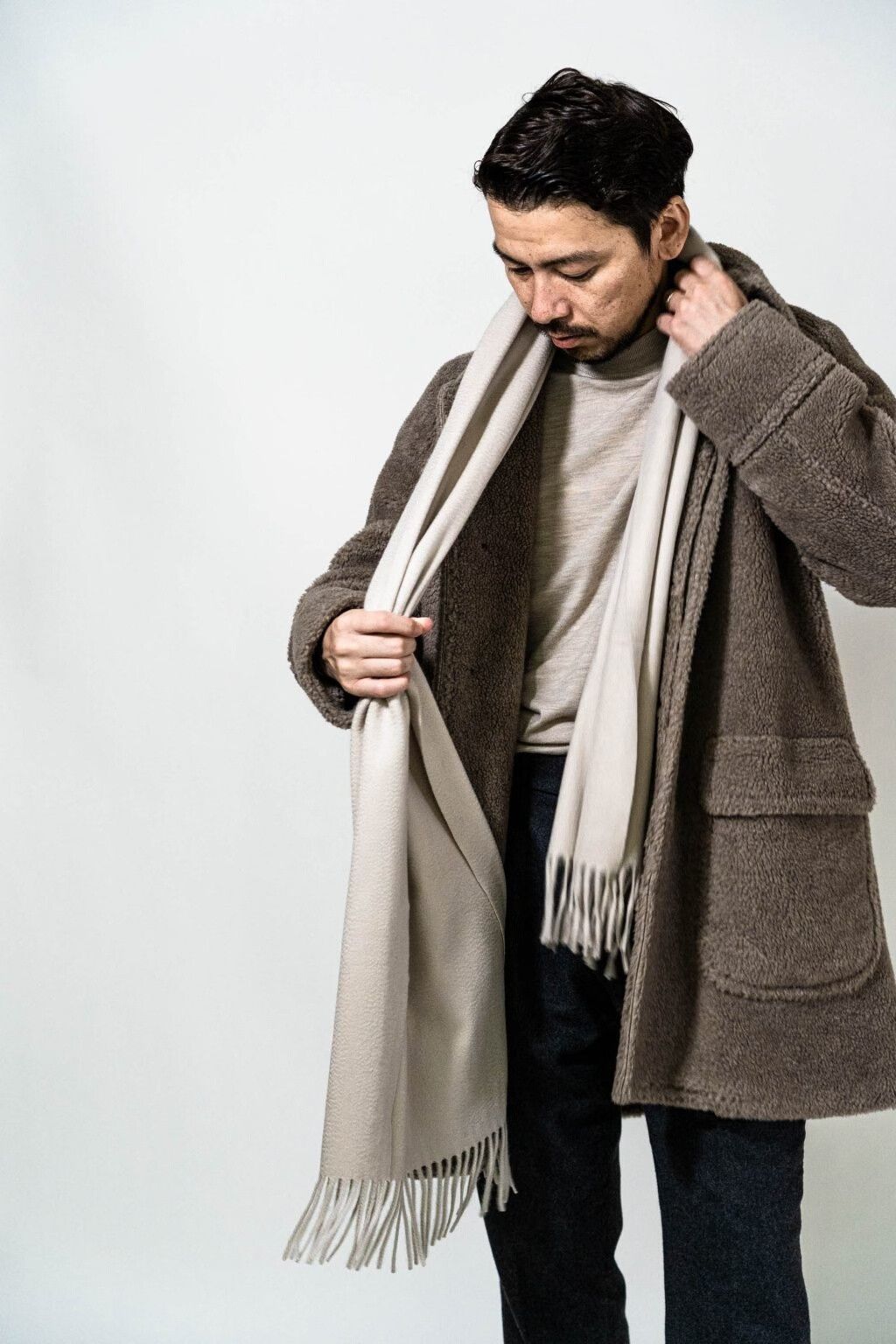 Ring Jacket wool coat for autumn and winter Size US L / EU 52-54 / 3 - 8 Thumbnail