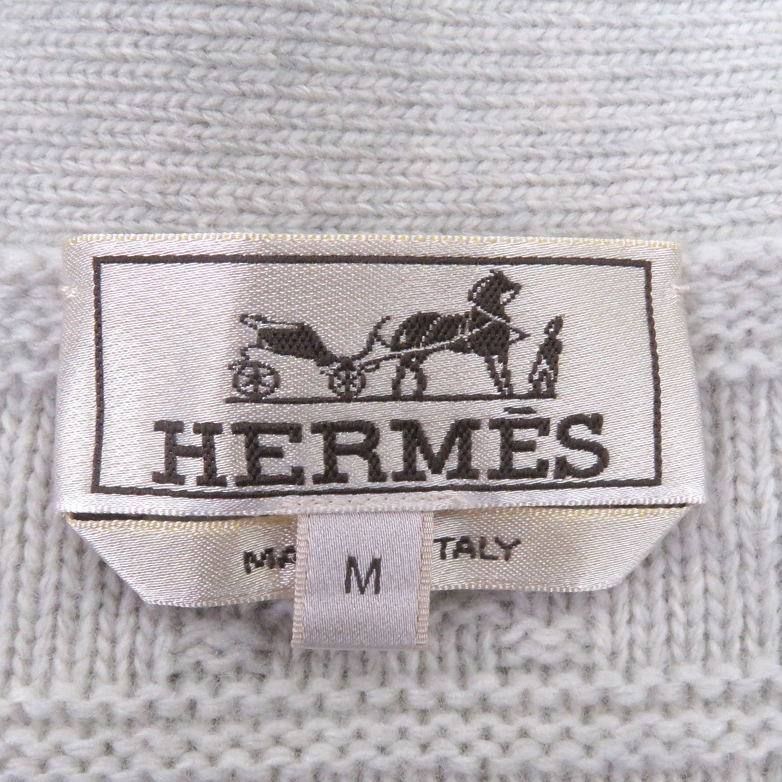 Hermes Hermes Hermes Chimayo Ortega Pattern Wool Cardigan M Textile Tops DUTY FREE for USA Size ONE SIZE - 5 Thumbnail