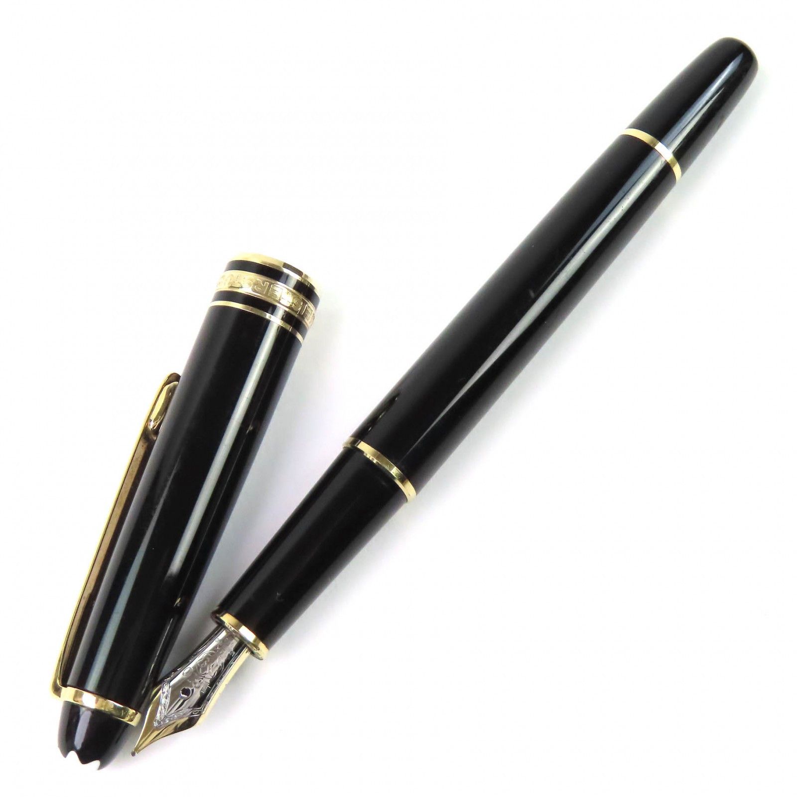 Montblanc Montblanc Montblanc Meisterstück Au585 Fountain Pen Precious Metal Pen DUTY FREE for USA Size ONE SIZE - 3 Thumbnail