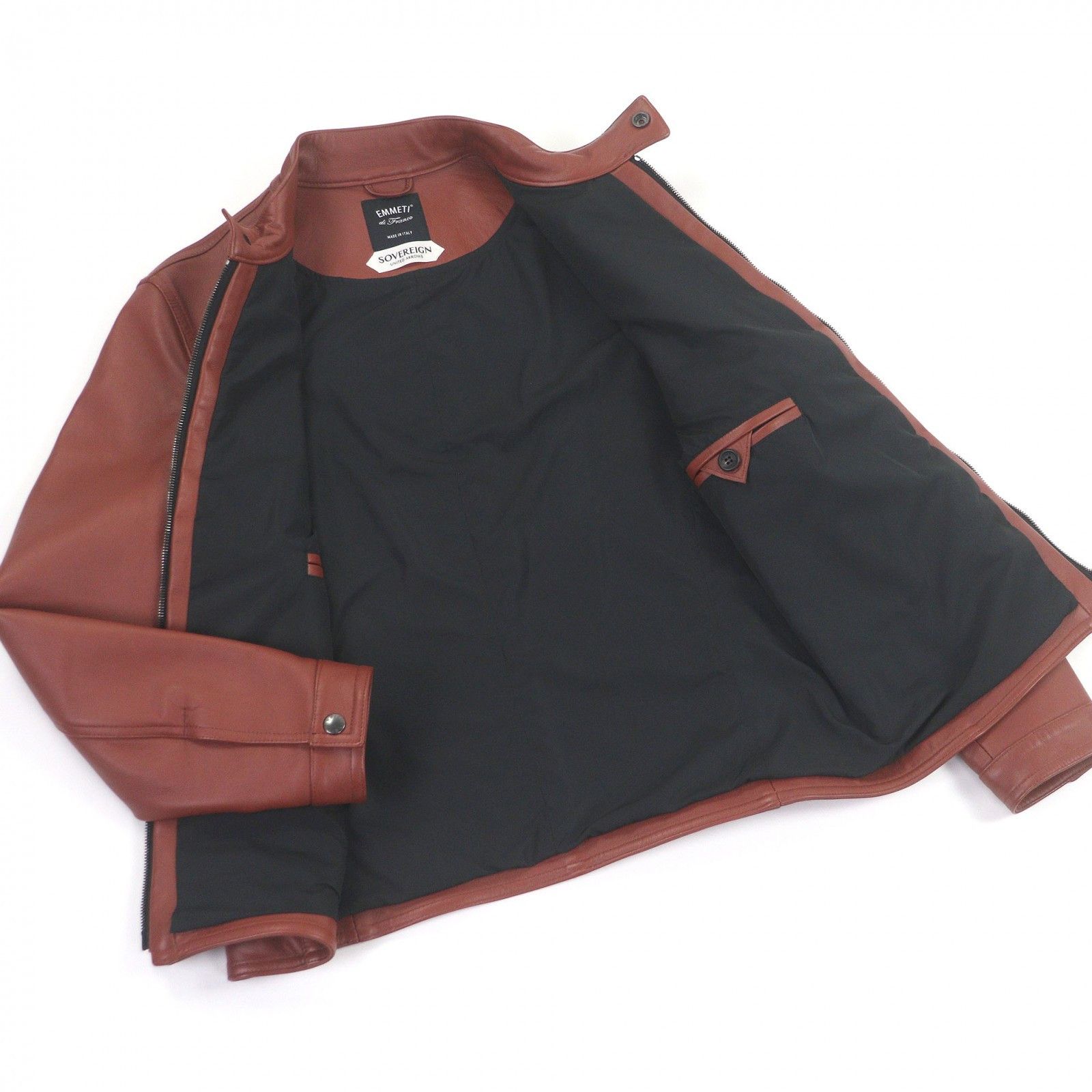 Other Other EMMETI SOVEREIGN Lambskin Jacket Leather Outerwear DUTY FREE for USA Size ONE SIZE - 3 Thumbnail