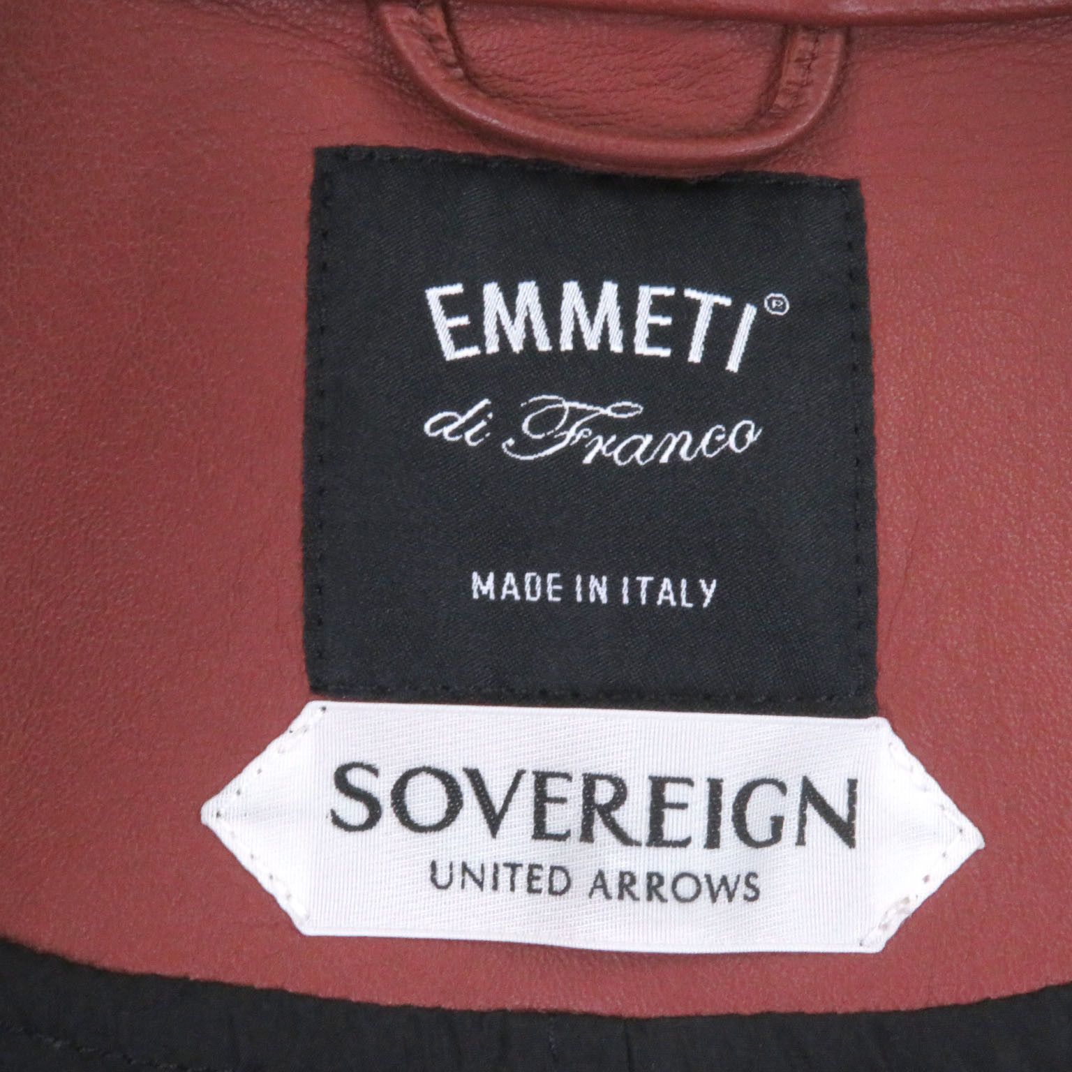 Other Other EMMETI SOVEREIGN Lambskin Jacket Leather Outerwear DUTY FREE for USA Size ONE SIZE - 7 Thumbnail