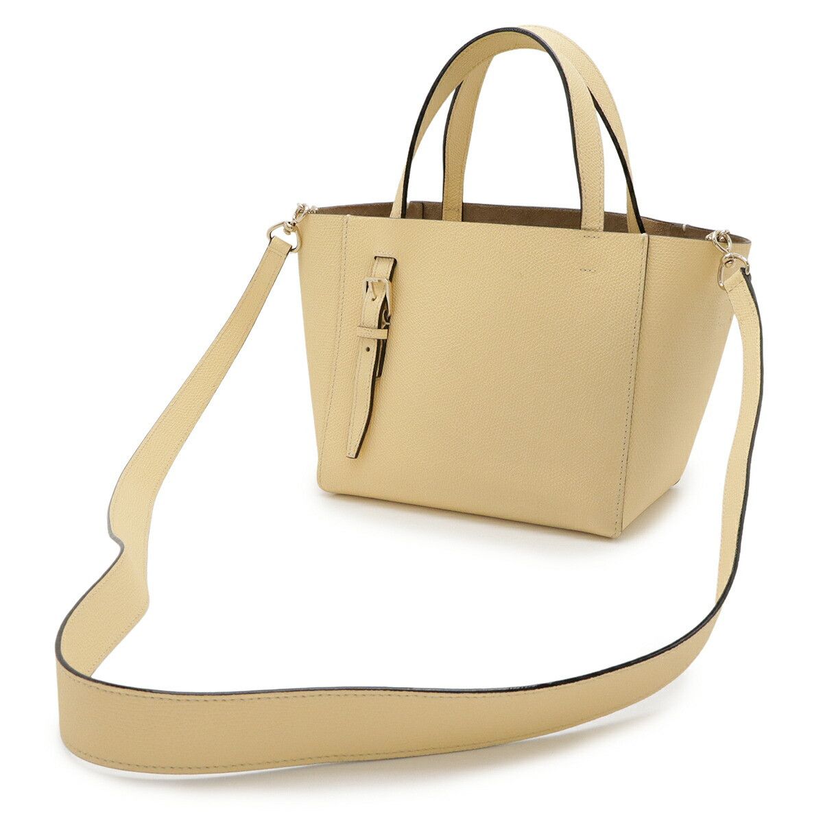 Valextra Valextra Valextra Soft Calfskin 2way Shoulder Bag Leather Shoulder Bag DUTY FREE for USA Size ONE SIZE - 2 Thumbnail