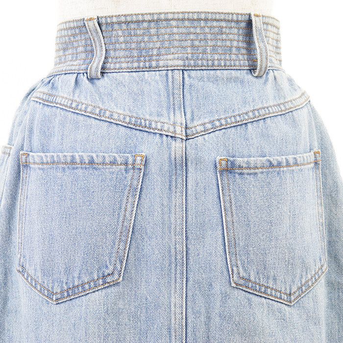 Chanel Chanel Chanel Metiers d'Art Paris-Dallas Denim Skirt Textile Skirts P49386 DUTY FREE for USA Size ONE SIZE - 6 Thumbnail