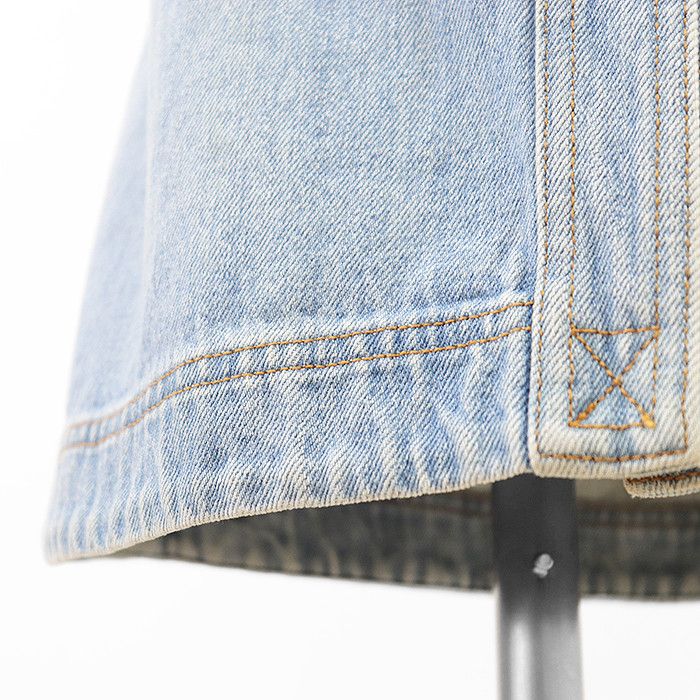 Chanel Chanel Chanel Metiers d'Art Paris-Dallas Denim Skirt Textile Skirts P49386 DUTY FREE for USA Size ONE SIZE - 13 Thumbnail