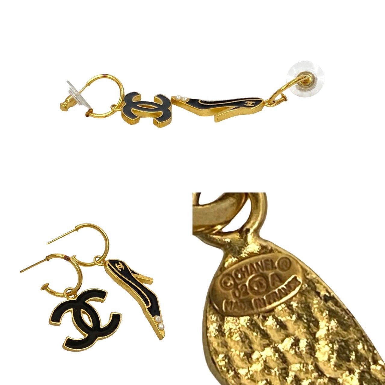 Chanel Chanel Chanel Coco Mark Pumps Earrings Accessory Metal Earrings 02A DUTY FREE for USA Size ONE SIZE - 3 Thumbnail