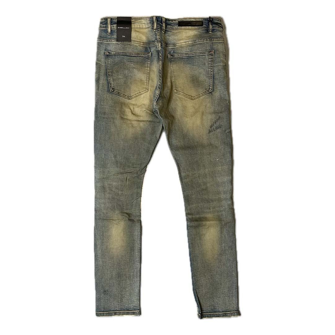 Embellish Alaric Denim Sand Wash Jeans Size US 36 / EU 52 - 2 Thumbnail