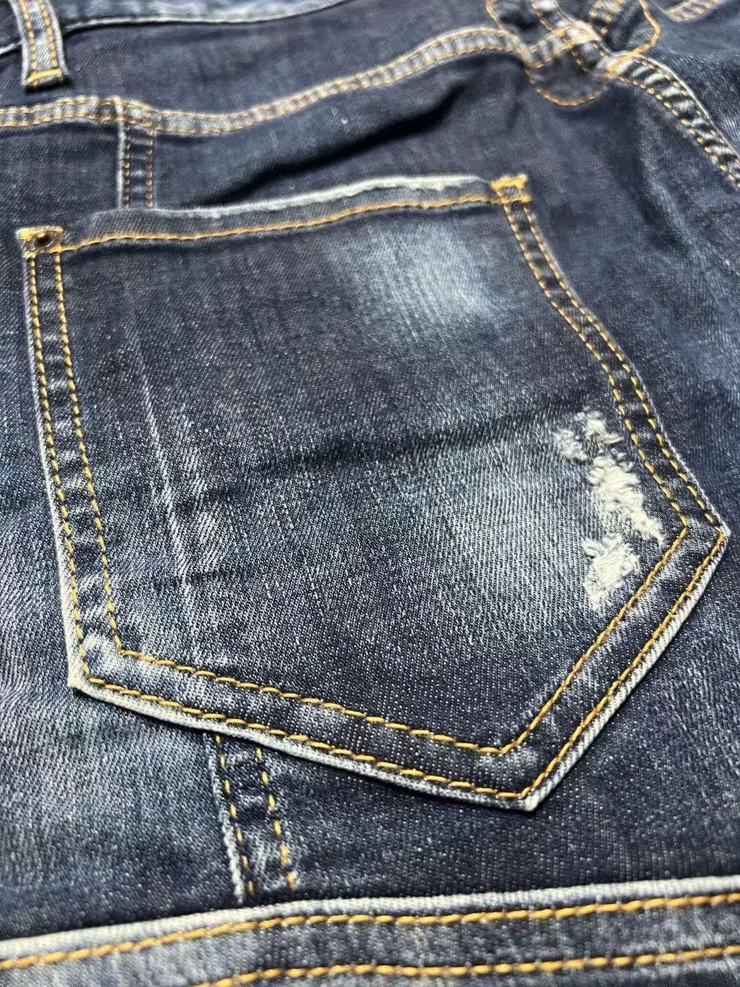 Dsquared2 stylish blue biker patch jeans Size US 31 - 6 Thumbnail