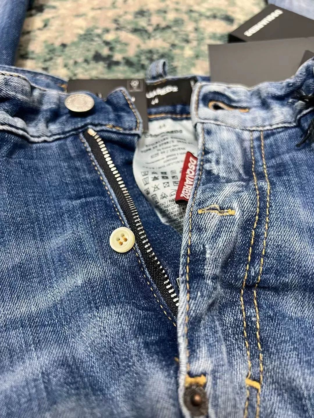 Dsquared2 dsquared2 big brother blue distressed jeans Size US 31 - 3 Thumbnail