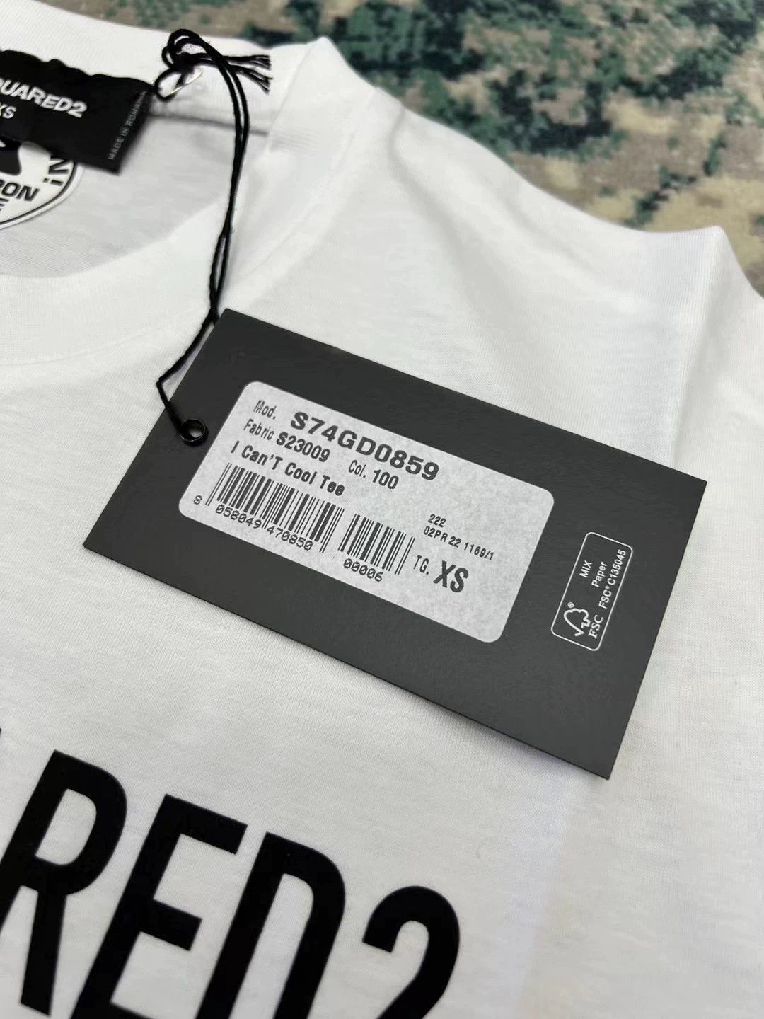 Dsquared2 dsquared2 black short sleeve t-shirt Size US XS / EU 42 / 0 - 7 Thumbnail