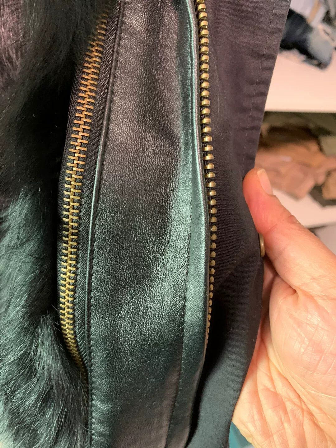 MR & MRS ITALY black fur-lined parka jacket Size S / US 4 / IT 40 - 7 Thumbnail