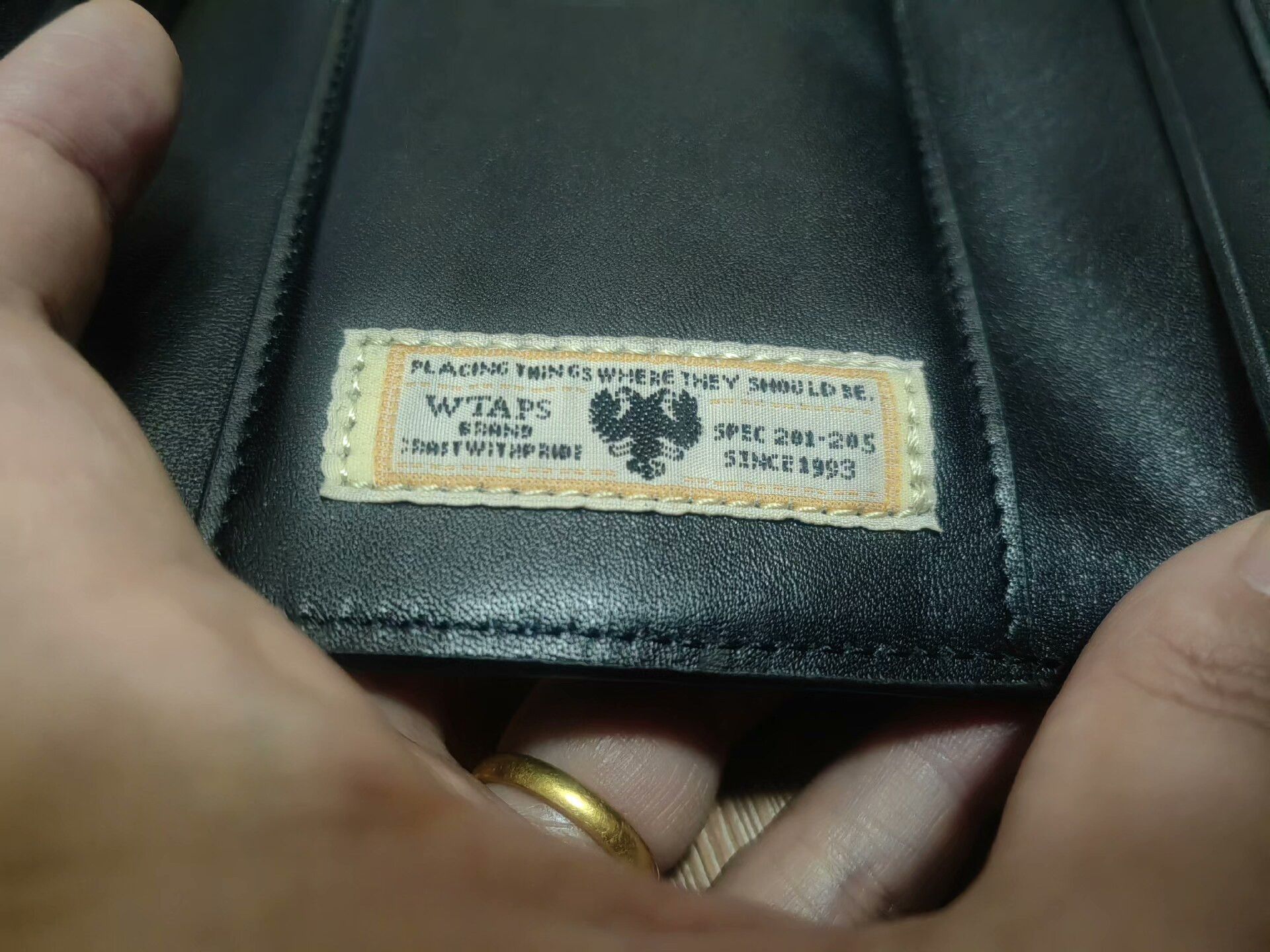 Wtaps wtaps leather wallet with chain detail Size ONE SIZE - 3 Thumbnail