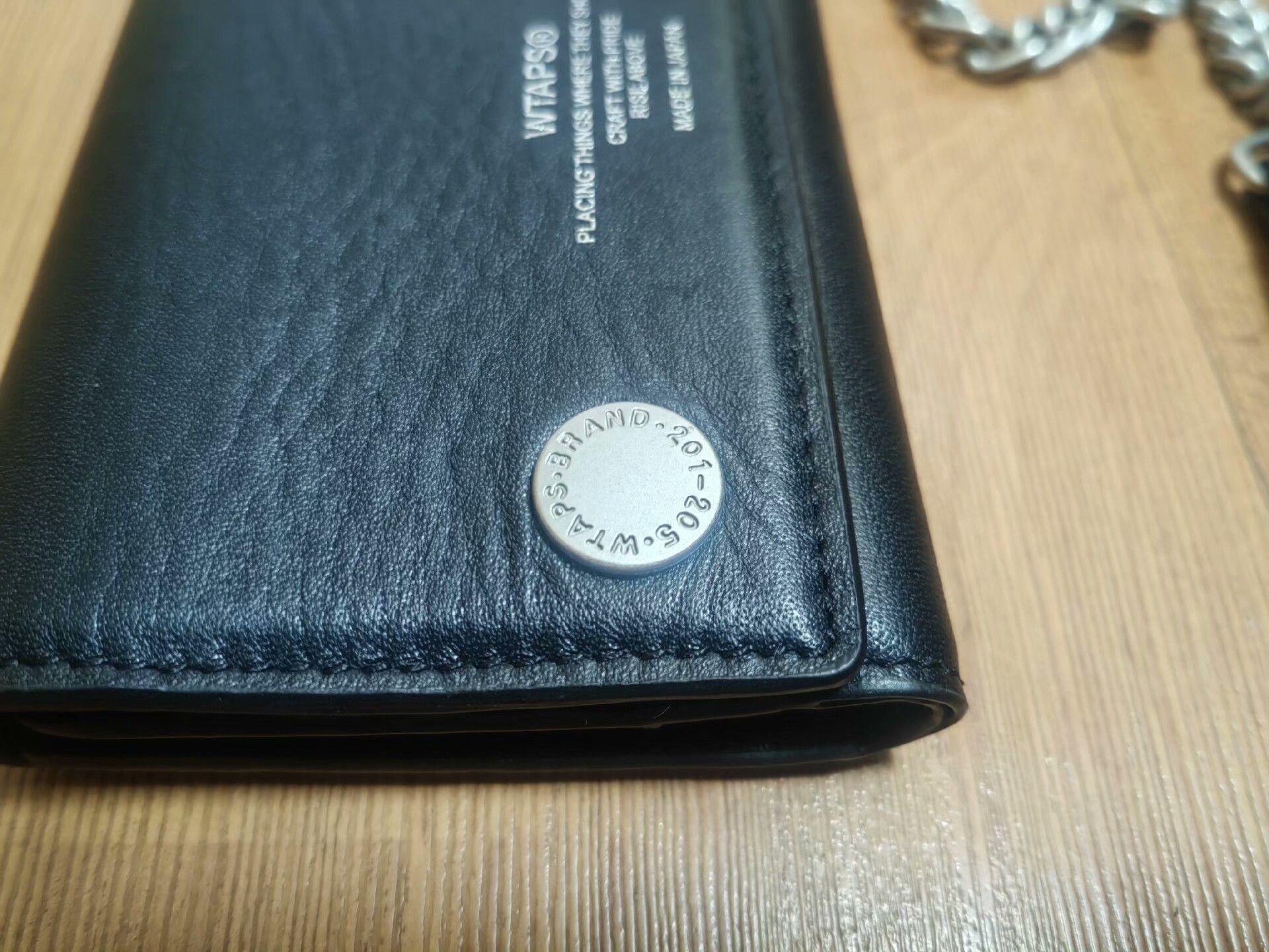Wtaps wtaps leather wallet with chain detail Size ONE SIZE - 6 Thumbnail