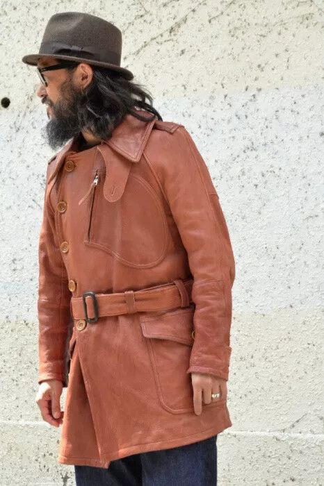 Freewheelers rustic red aviator coat by freewheelers Size US M / EU 48-50 / 2 - 7 Thumbnail
