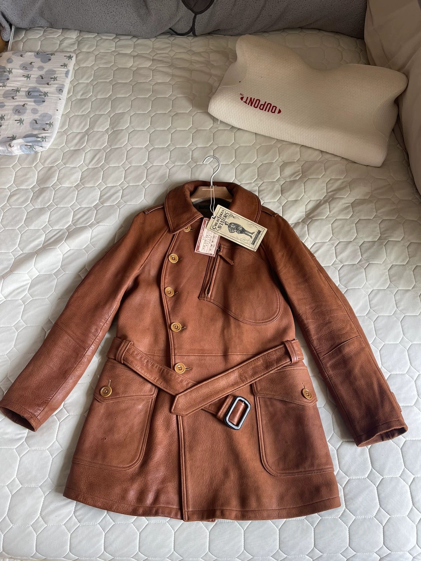 Freewheelers rustic red aviator coat by freewheelers Size US M / EU 48-50 / 2 - 4 Thumbnail