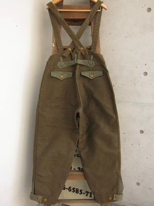 Freewheelers olive green patchwork flight pants Size US 30 / EU 46 - 4 Thumbnail