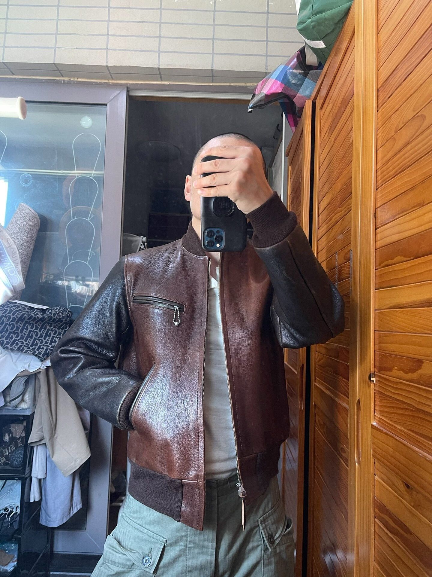 Freewheelers freewheelers skull leather bomber jacket Size US M / EU 48-50 / 2 - 5 Thumbnail