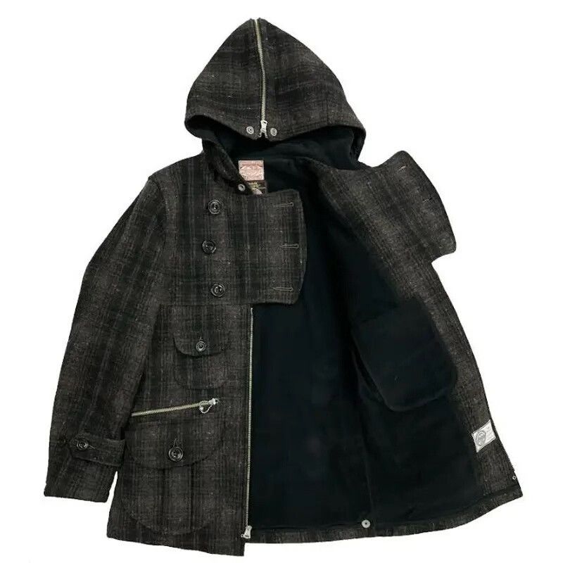 Freewheelers vintage gray plaid wool jacket Size US M / EU 48-50 / 2 - 6 Thumbnail