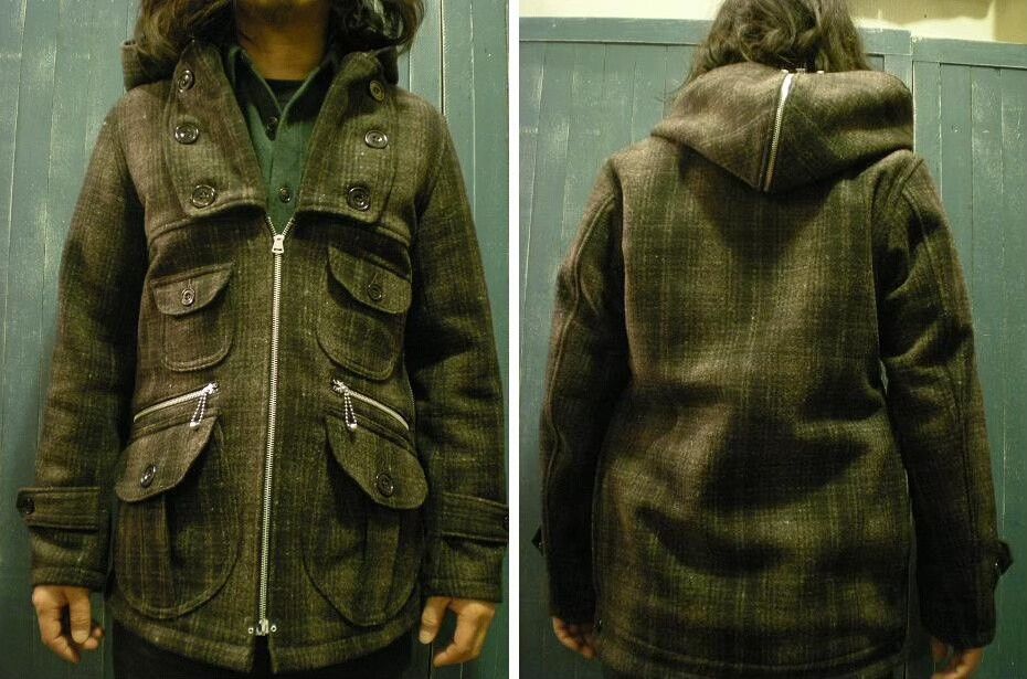 Freewheelers vintage gray plaid wool jacket Size US M / EU 48-50 / 2 - 2 Thumbnail