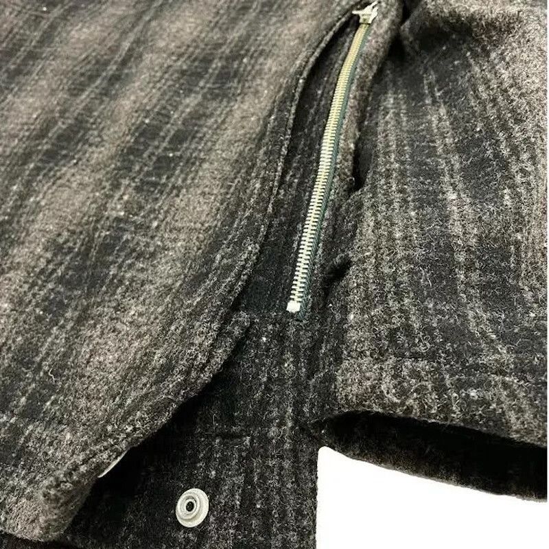 Freewheelers vintage gray plaid wool jacket Size US M / EU 48-50 / 2 - 9 Thumbnail