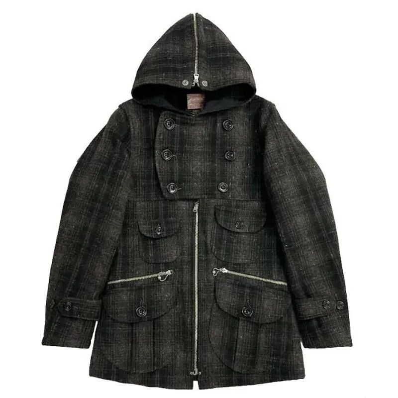 Freewheelers vintage gray plaid wool jacket Size US M / EU 48-50 / 2 - 4 Thumbnail