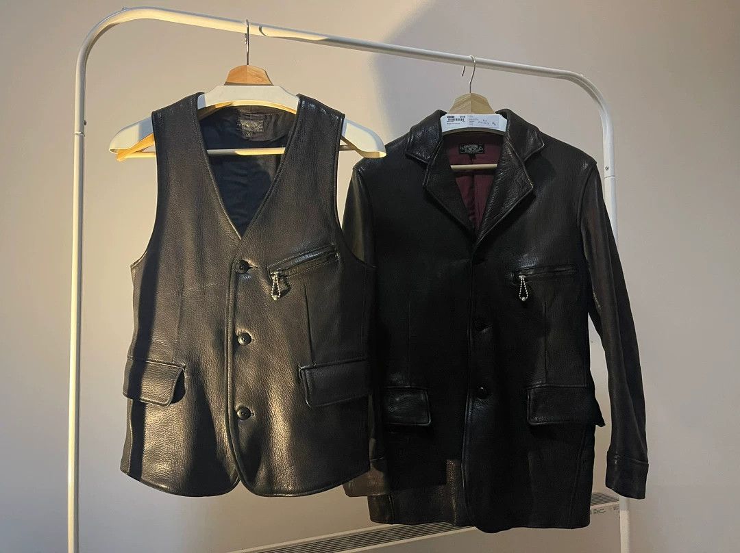 Freewheelers freewheelers guthrie leather vest size 36 Size US M / EU 48-50 / 2 - 5 Thumbnail