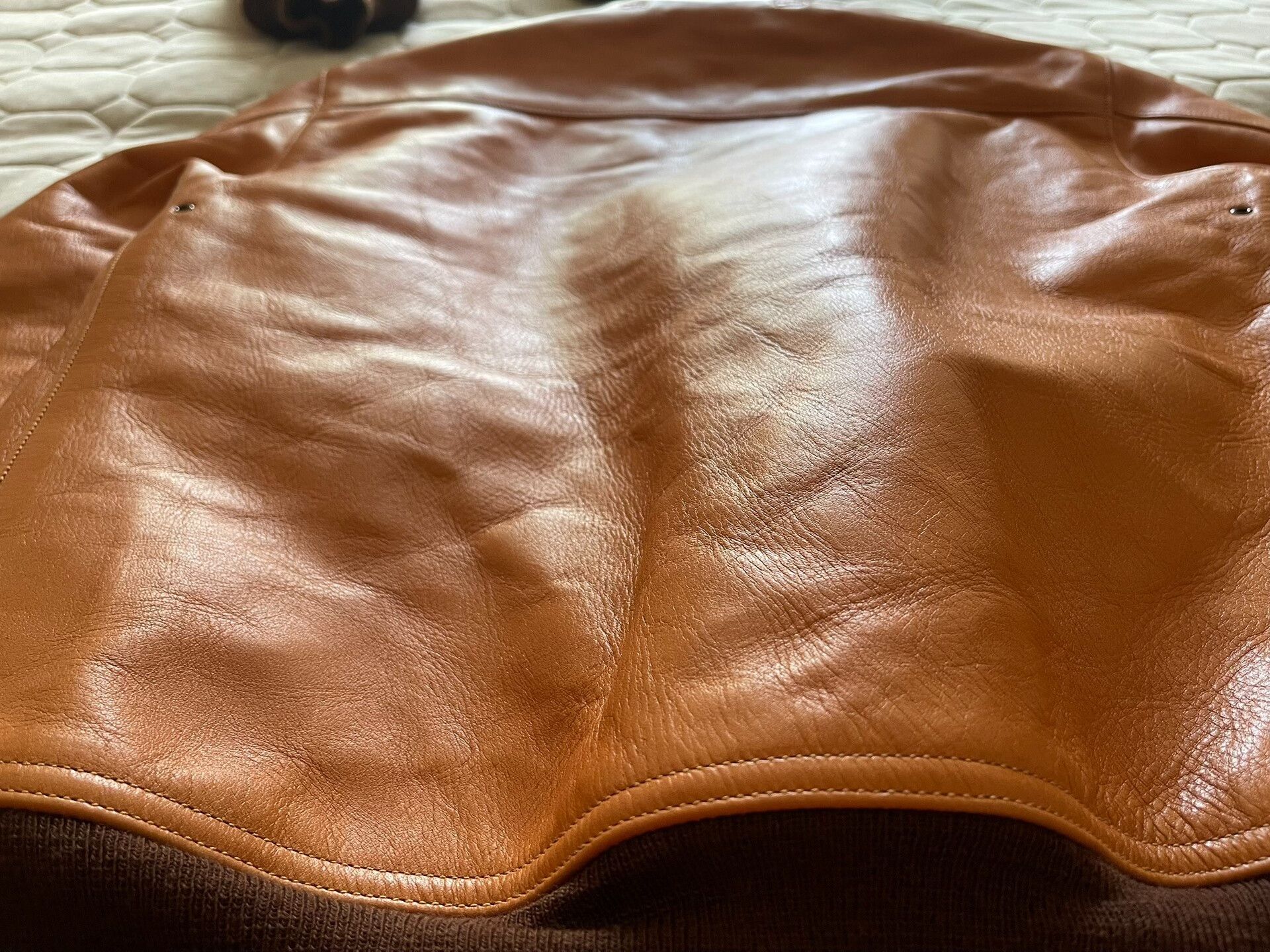 Freewheelers freewheelers a-1 honey waxed flight jacket Size US M / EU 48-50 / 2 - 8 Thumbnail