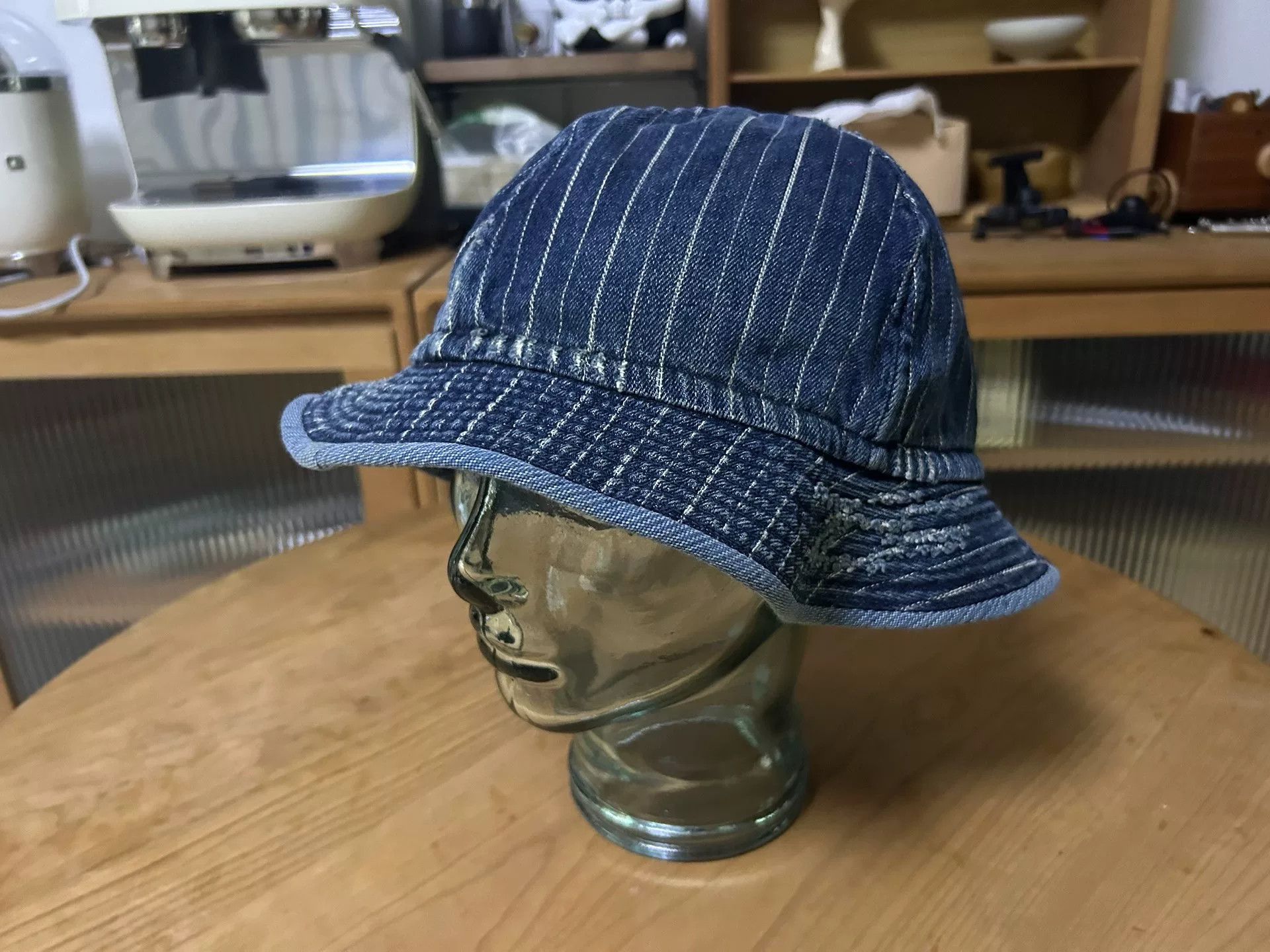 Porter Classic classic denim bucket hat for summer style Size ONE SIZE - 2 Thumbnail