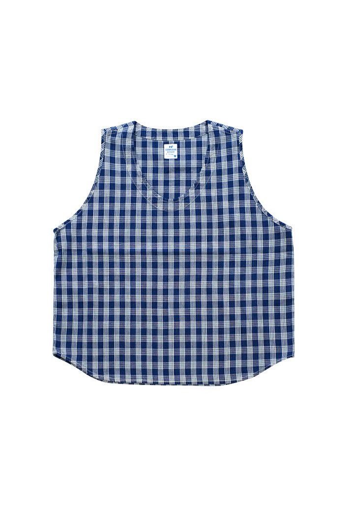 porter classic blue checkered vest