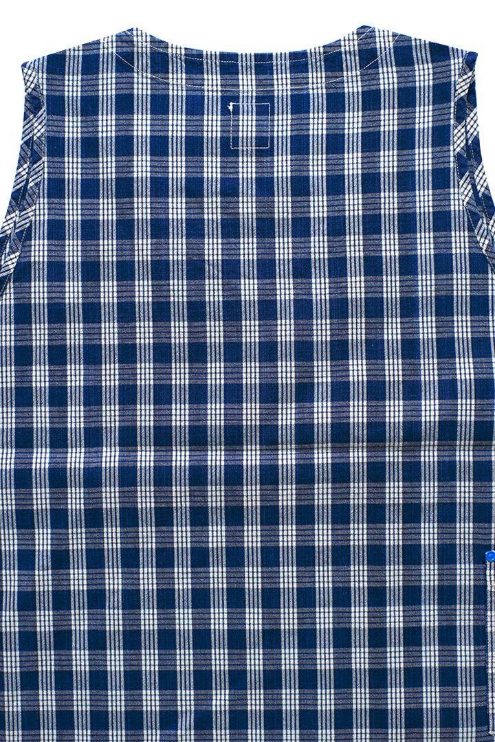 porter classic blue checkered vest