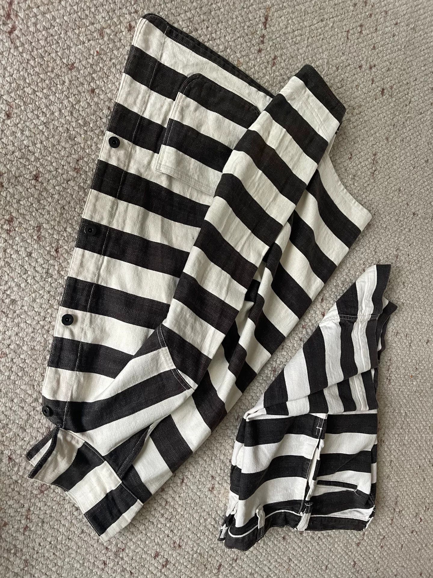 The Real McCoy's black and white striped outfit set Size US M / EU 48-50 / 2 - 3 Thumbnail