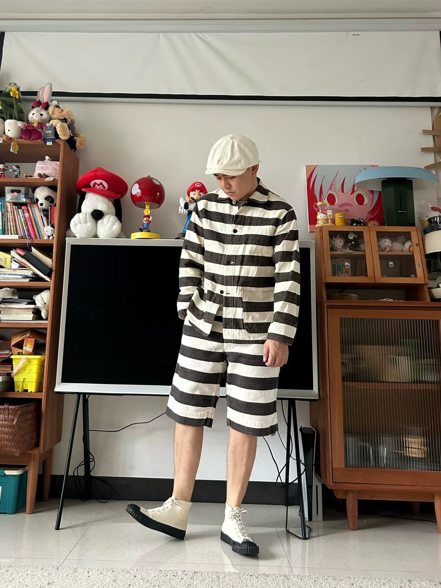 The Real McCoy's black and white striped outfit set Size US M / EU 48-50 / 2 - 7 Thumbnail