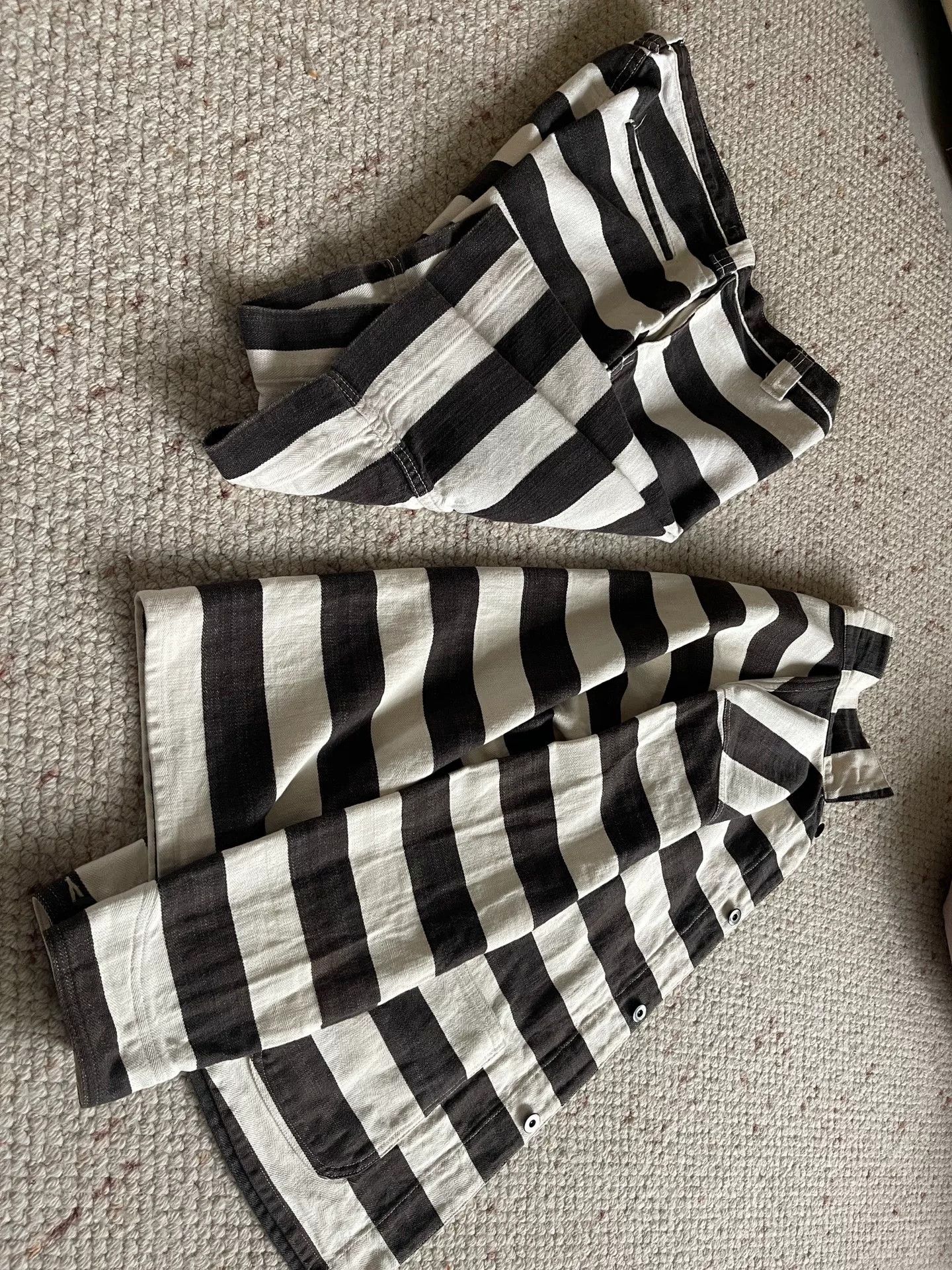The Real McCoy's black and white striped outfit set Size US M / EU 48-50 / 2 - 2 Thumbnail