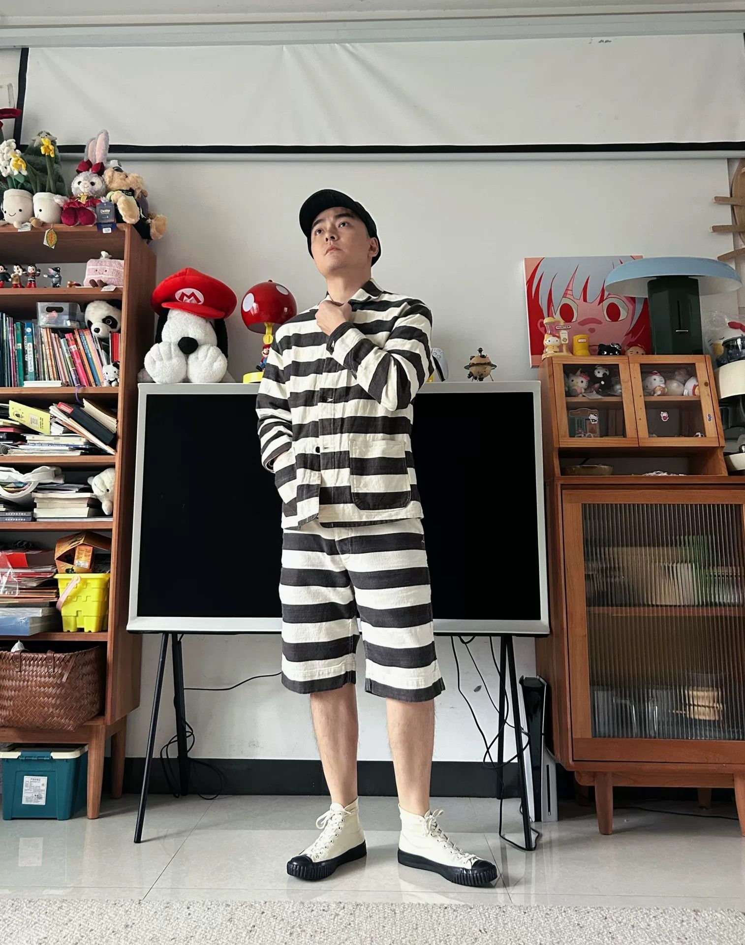 The Real McCoy's black and white striped outfit set Size US M / EU 48-50 / 2 - 5 Thumbnail