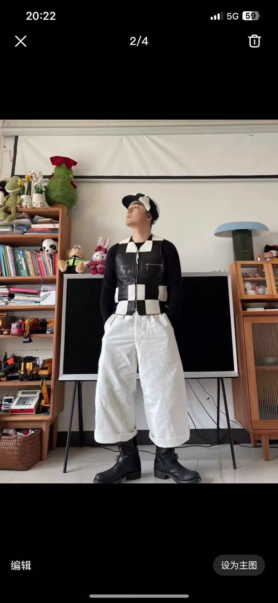 The Real McCoy's real mccoy's buco black and white vest Size US S / EU 44-46 / 1 - 5 Thumbnail