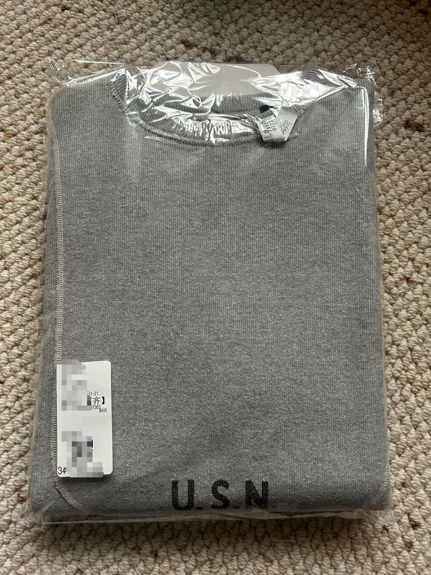 Freewheelers thick long sleeve tee with USN print Size US M / EU 48-50 / 2 - 8 Thumbnail